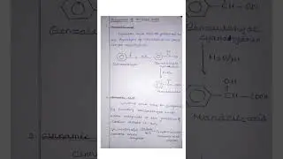 Preparation of aromatic acids#chemistry #notes #shorts