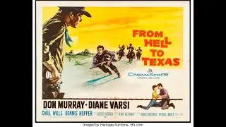 From Hell to Texas (1958) Dennis Hopper Western Movie