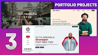 Let's Build 3 Portfolio Websites