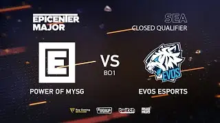 MYSG vs EVOS, EPICENTER Major 2019 SA Closed Quals , bo1 [kvyzee]