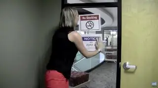 The Micro-Suction Document Holder Clings to Glass: See It in Action