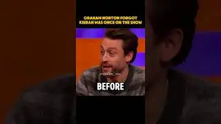 Graham Norton forgot Kieran Culkin was once on the show #kieranculkin #grahamnorton