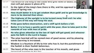 Bible Reading - Day 16: Divine Guidance in Life's Plans: Understanding God's Sovereignty Proverbs 16