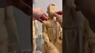 Sculptor creates artwork exploring the trauma of a child