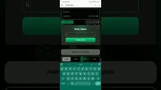 Frog 🐸 Farm Today's Cipher Code 21st October #frog #frogfarm #ciphercodes #ciphercodetoday