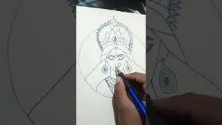 Ma durga 🙏drawing pencil✏️ easy shading ✨️how to draw a mata rani drawing 