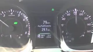Real Average fuel economy highway on 2013 Toyota Avalon Limited 29 MPG