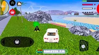 Stickman Ironman Misi Lawan Penjahat Pantai Tengkorak Kerbau | Stickman Rope Hero