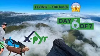 X-Pyr Day 6 of 7 - Flying ~100 km/h in the Pyrenees