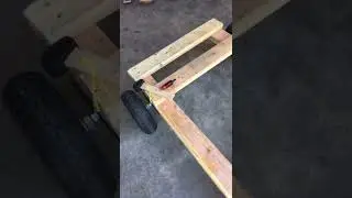 Homemade wooden go kart pt. 1
