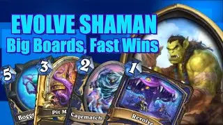 OVERWHELM YOUR OPPONENT| Evolve Shaman| Hearthstone| Darkmoon Faire| November 2020