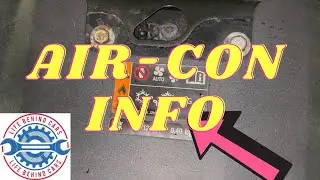 Vauxhall Insignia 2019 Diesel 1956cc Air Conditioning Gas Refill Information Label Location 