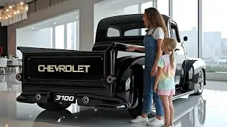 Пикап Chevrolet 3100 серого цвета | Полный обзор классического американского грузовика