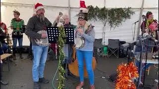 Downham Ramblers playing at Xmas Market Norfolk UK