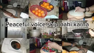 Winter lunch routine || house wife routine with kids || aalu matar chicken banaya aaj.