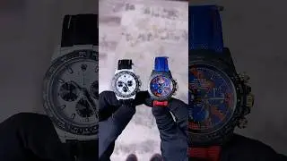 Rolex DiW Daytona: Quartz Fiber VS NTPT Carbon Fiber. Which One Is Better? #shorts #rolexdaytona