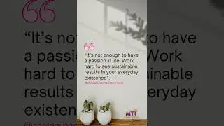 The Importance of Combining Passion and Hard Work for Sustainable Results