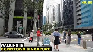 Singapore City 4K Walk: Cecil Street (Sept 2021)