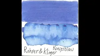 Rohrer and Klingner K&ouml;nigsblau Ink Review day 5