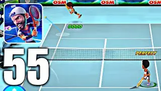 Mini Tennis 🎾 #55 GOLD LEAGUE with DJOKOVIC Gameplay #mobilegaming