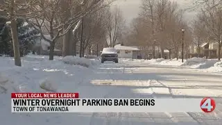 Winter overnight parking ban begins in Town of Tonawanda