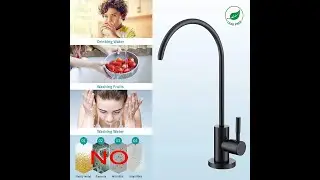 Fast Shipping Black Kitchen Faucets Direct Drinking Tap for kitchen Water Filter Tap Stainless Steel
