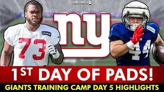 THIS IS BIG! Giants News After Training Camp Day 5 ft. Evan Neal & Cam Skattebo