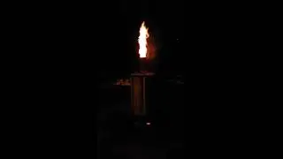 55 gallon drum charcoal retort part 3 - Burning in the dark!