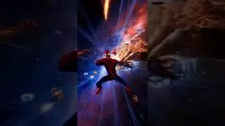 Spider-Man in Space | Meteorite Invasion in Earth&rsquo;s Galaxy #GalaxyBattle #MeteorShower #SpaceFight