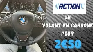 carbone action : un volant carbone bmw!
