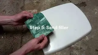 How to repair a broken toilet seat
