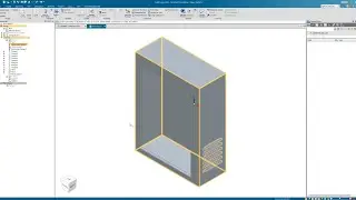 Box Panel Sheet Metal Forming in solid Edge 2023