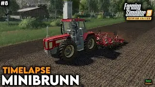 Purchase of a tractor, seeder, cultivator & canola harvest - FS19 Timelapse (Minibrunn) | #8