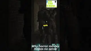 Why Horror Movies Make No Sense 😂💀 #HorrorLogic #FunnyShorts #MovieFails #WhyTheyDoThat