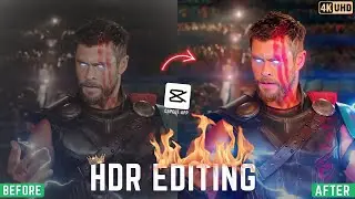 HDR CC TUTORIAL IN CAPCUT | CAPCUT 4K HDR TUTORIAL | HOW TO EDIT IN CAPCUT | CAPCUT VIDEO EDITING