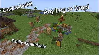 Create Mod - Automatic Wood and Crop Farm