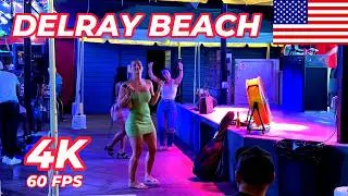 Atlantic Ave Delray Beach: One of The Coolest Street In America 4K
