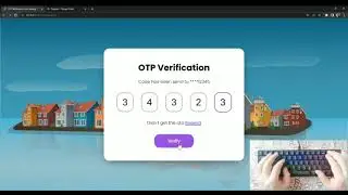 ASMR Programming - OTP Verification Form UI Design - No Talking#programmer #smr #fyp #foryou