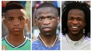 Vinicius Junior Face Evolution FIFA 19 to FIFA 23