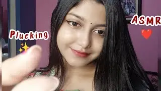 HINDI ASMR| Plucking Negativity & Filling You with Positivity ✨ (Affirmations ASMR)