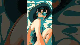 A pop art retro illustration, 