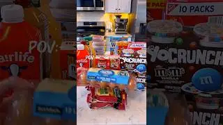 Huge Groceries haul restock ASMR 🍇🍒🫐 #asmr #groceryhaul #grocery