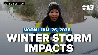 Winter storm impacts and a cold night ahead (Jan. 26 update on roads, power and weather)
