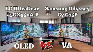 Warhammer 40K Space Marine II - LG UltraGear 45GX950A-B VS Samsung Odyssey G7 G75F | OLED VS VA