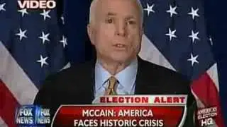 McCain Suspends Campaign to Focus on Economic Crisis