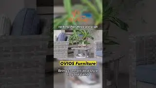 Ovios Rocking Chair Outdoor Table And Chairs matching BBR broad handrails series