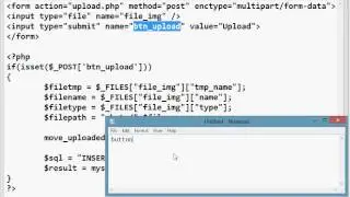 php 1 how to upload image to folder and insert record to database