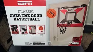 ESPN Classic Over The Door BASKETBALL Hoop From Walmart (Unboxing And Review)
