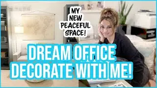 DREAM HOME OFFICE DECORATE WITH ME | HOME OFFICE IDEAS 2020 | Extreme Home Office Makeover part 2