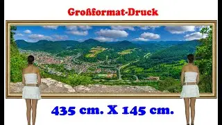 Annweiler am Trifels XXL Panorama Gro&szlig;formatdruck